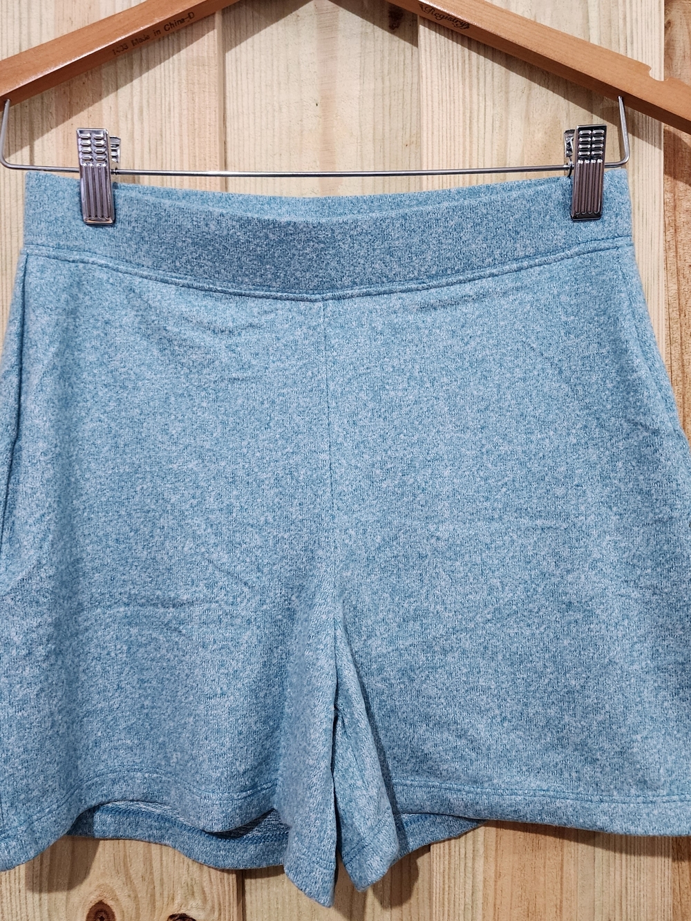 Dusty Teal Zenana Lounge Shorts. New